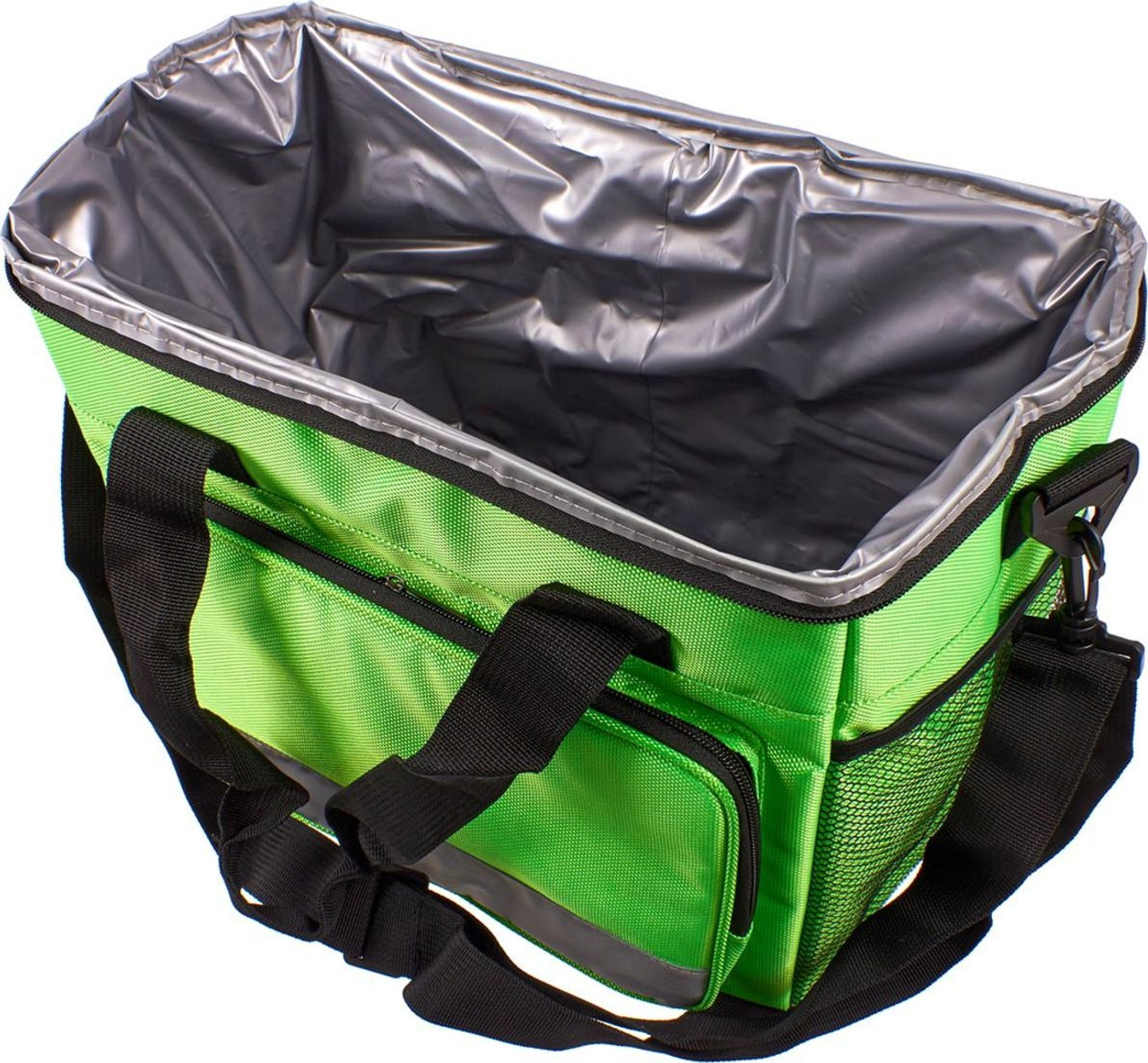 Сумка-холодильник на ремне 33*23*28см, цвет зеленый (COOLER BAG. green) - фото 4 - id-p182428108