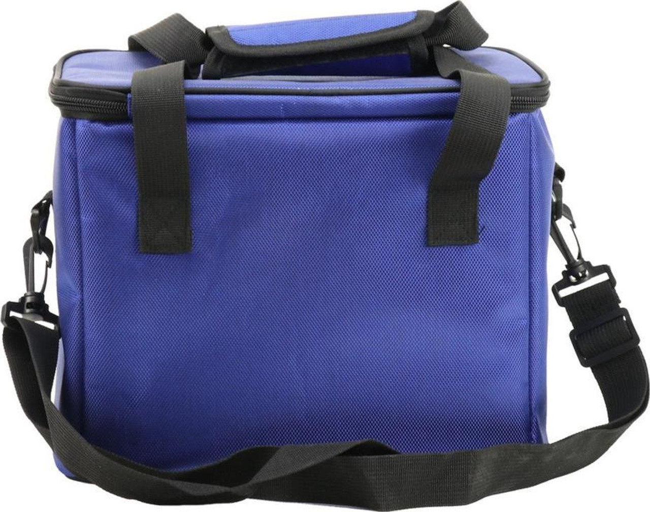 Сумка-холодильник на ремне 28*19*23,5см, цвет синий (COOLER BAG. blue) - фото 3 - id-p182428109