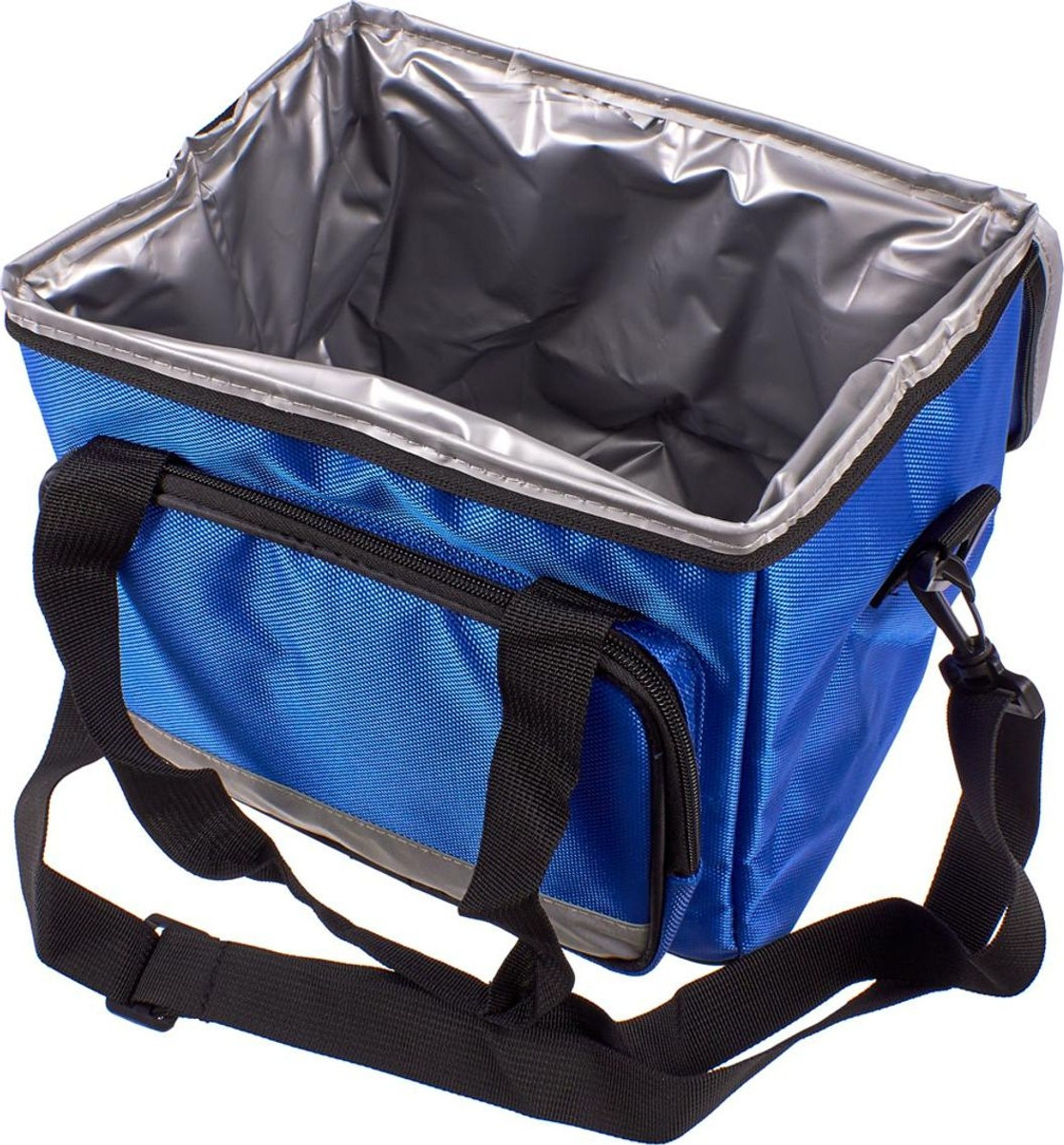 Сумка-холодильник на ремне 28*19*23,5см, цвет синий (COOLER BAG. blue) - фото 4 - id-p182428109