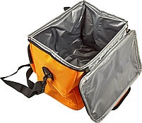 Сумка-холодильник на ремне 28*19*23,5см, цвет оранжевый (COOLER BAG, orange), фото 5
