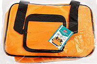 Сумка-холодильник на ремне 28*19*23,5см, цвет оранжевый (COOLER BAG, orange), фото 6