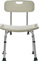 Стул-сиденье со спинкой для купания в ванной и душе (Shower seat with adjustable legs), фото 2