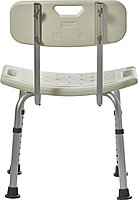 Стул-сиденье со спинкой для купания в ванной и душе (Shower seat with adjustable legs), фото 4