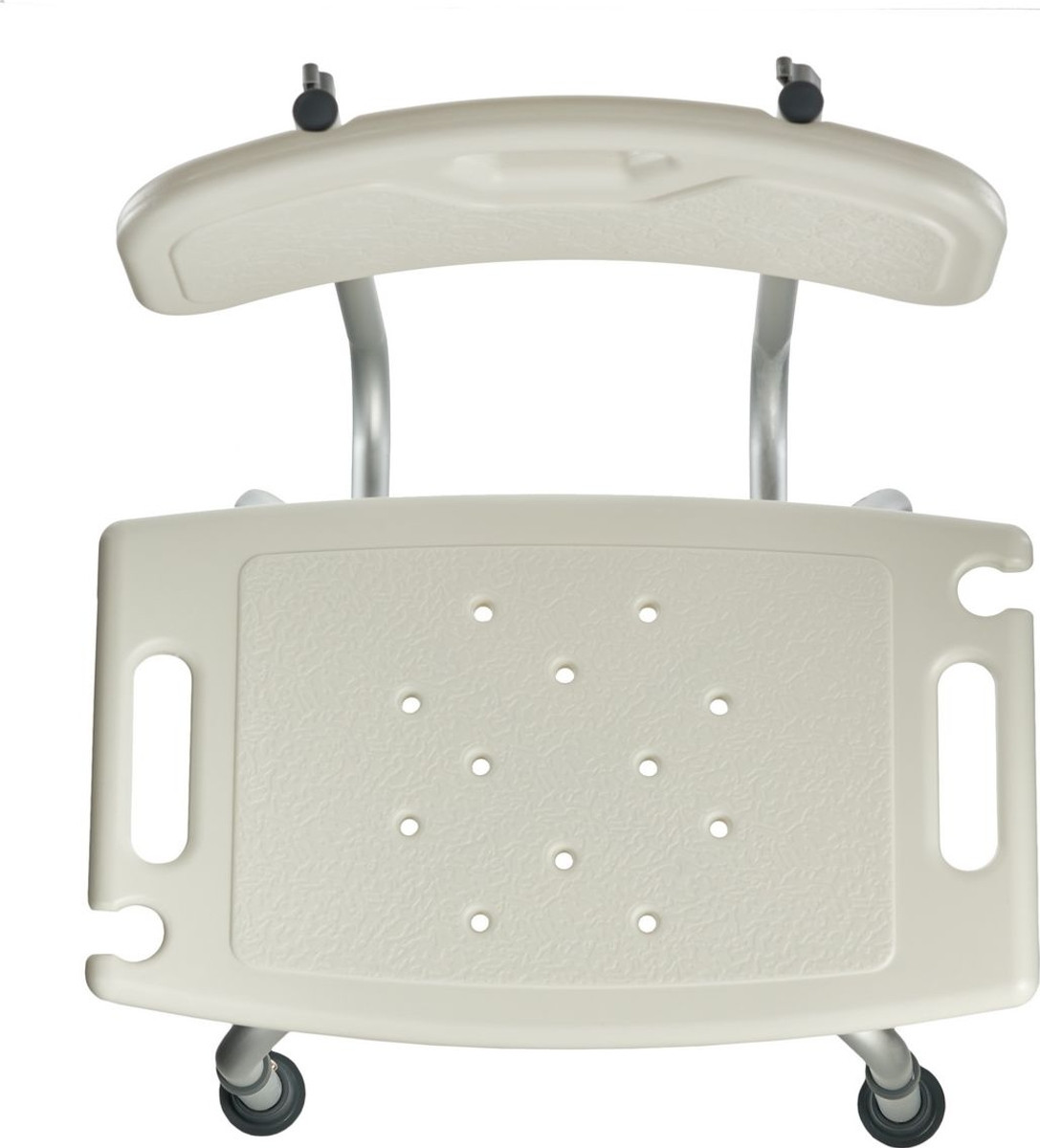 Стул-сиденье со спинкой для купания в ванной и душе (Shower seat with adjustable legs) - фото 5 - id-p182428134