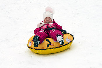 Санки-ватрушка «Мышиное счастье», диаметр 80 см. (Snow tube)