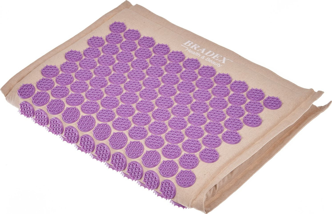 Коврик акупунктурный НИРВАНА® (Acupressure mat beige / purple)