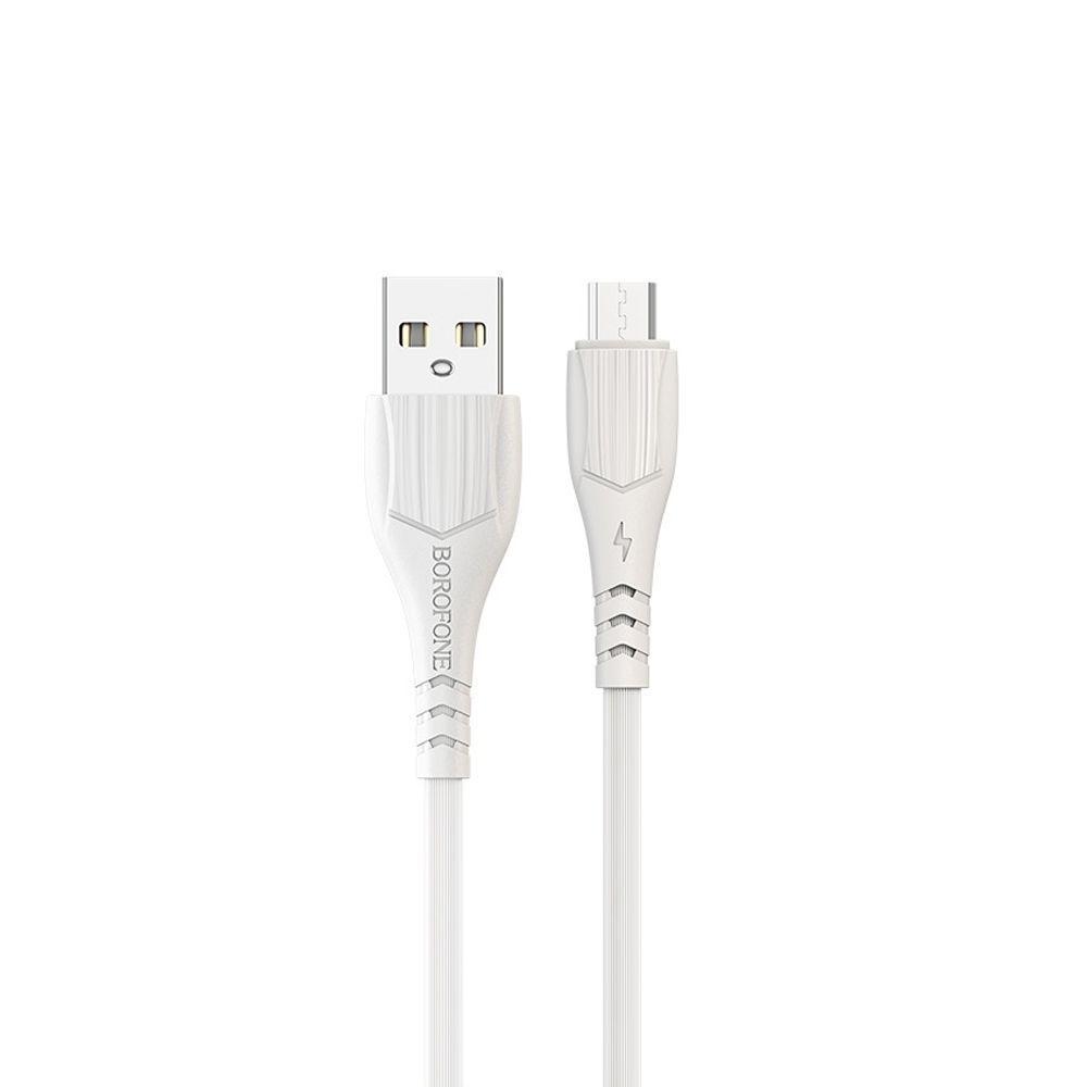 USB Дата-кабель Borofone BX37 Wieldy Type-C, 1 метр, 3A, PVC, белый