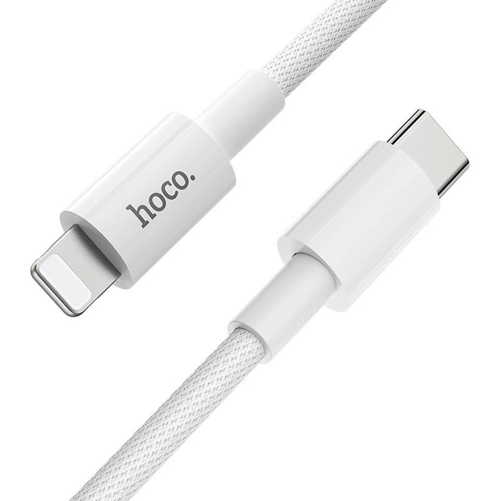 USB-C Дата-кабель Hoco X56 New  PD Charging Cable For Lightning, белый