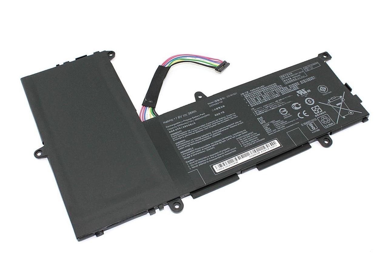 Аккумулятор (батарея) C21N1521 для ноутбукa Asus VivoBook L200HA, 7.6В 5000мАч