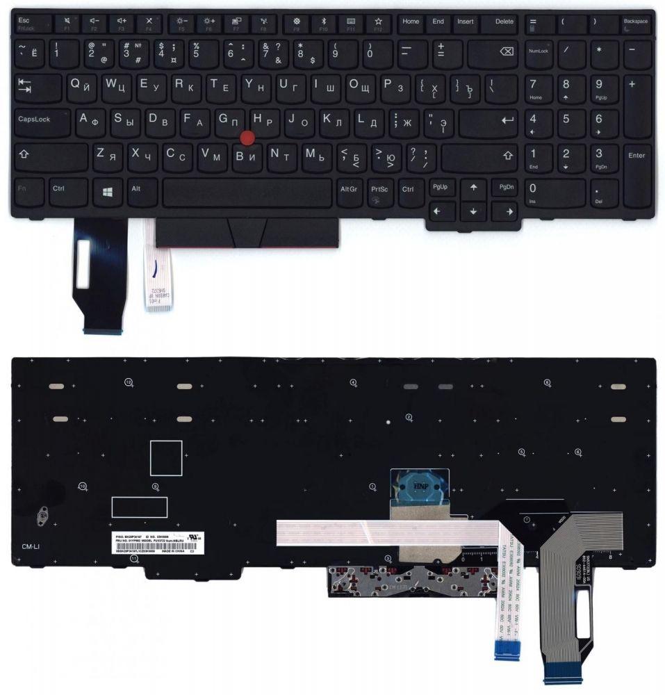 Клавиатура для ноутбука Lenovo ThinkPad E580, черная - фото 1 - id-p182947267