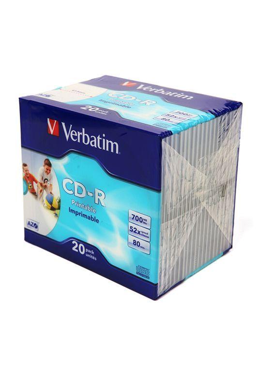 Verbatim 43424 CD-R 80 52x DL+SL/20 Photo Print