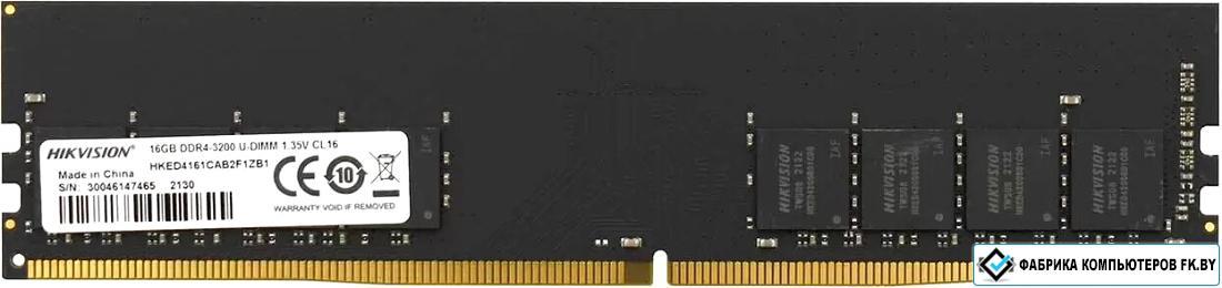 Оперативная память Hikvision 16GB DDR4 PC4-25600 HKED4161CAB2F1ZB1/16G - фото 1 - id-p182953970