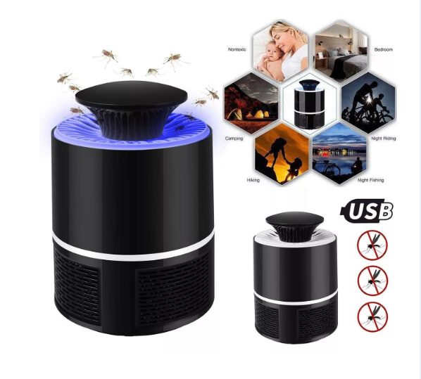 Электрическая лампа ловушка для комаров, уничтожитель насекомых Mosquito Killer Lamp NOVA NV-818 USB - фото 2 - id-p102155803