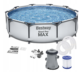 Каркасный бассейн Bestway Steel Pro Max 56408 (305х76)