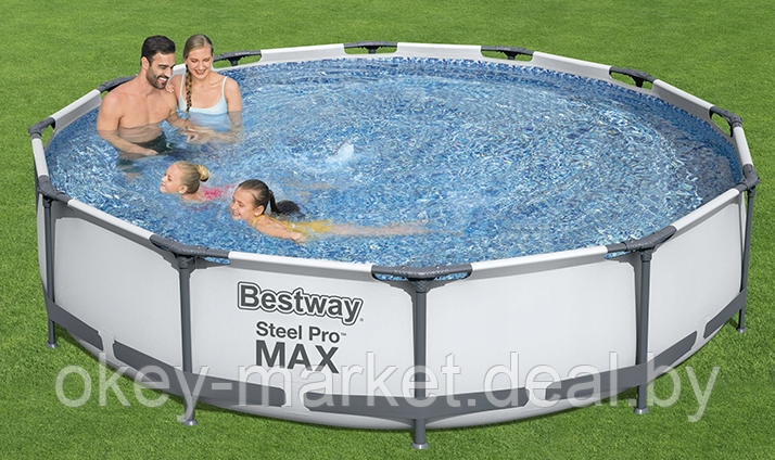 Каркасный бассейн Bestway Steel Pro Max 56416 (366x76) - фото 10 - id-p182955015