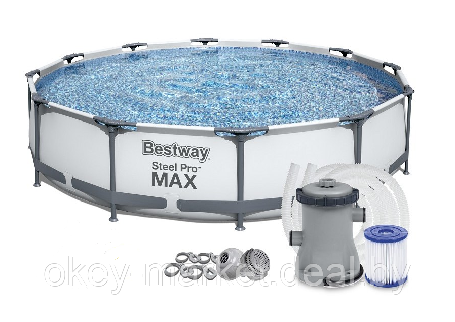Каркасный бассейн Bestway Steel Pro Max 56416 (366x76)