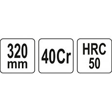 Щипцы для соединения ГК-профилей 320мм 40Cr, HRC50 "Yato" YT-51303, фото 3