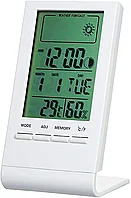Метеостанция и часы Anymetre CX-220 / Измеритель комнатной и уличной температуры / Термометр