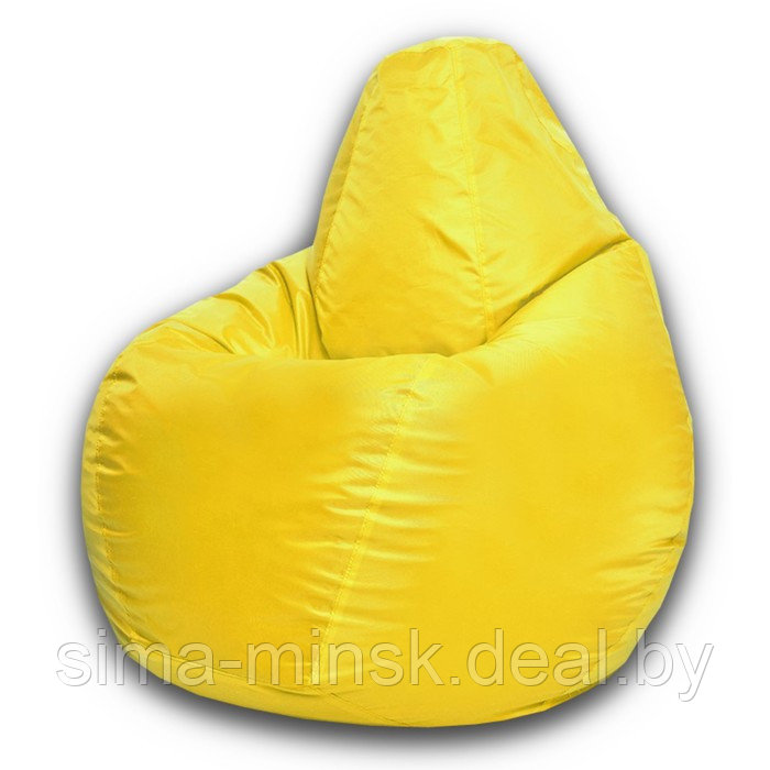 Кресло-мешок «Груша» Позитив, размер M, диаметр 70 см, высота 90 см, оксфорд, цвет жёлтый - фото 1 - id-p182960268