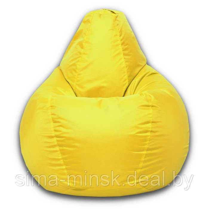 Кресло-мешок «Груша» Позитив, размер M, диаметр 70 см, высота 90 см, оксфорд, цвет жёлтый - фото 2 - id-p182960268