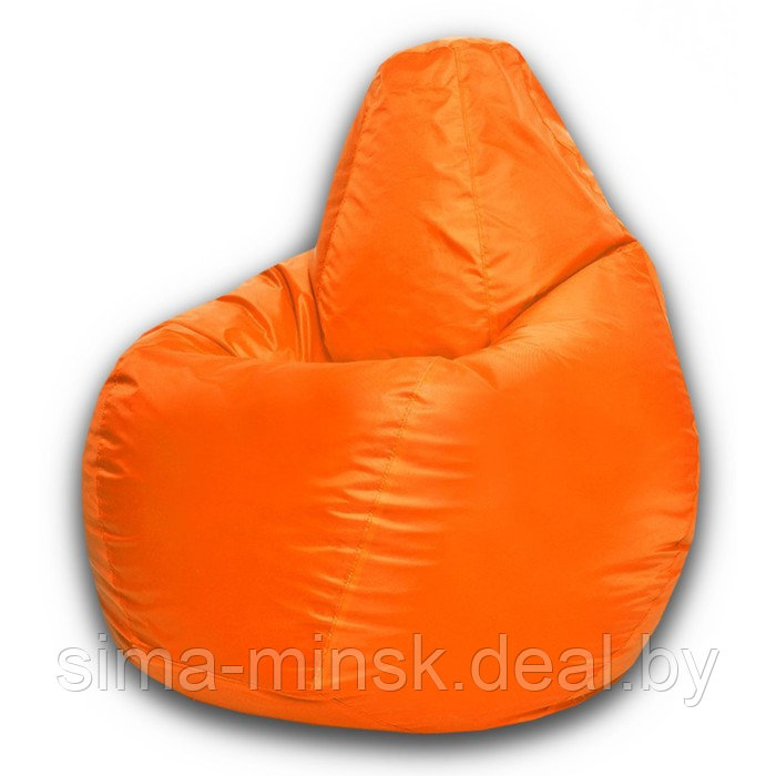 Кресло-мешок «Груша» Позитив, размер M, диаметр 70 см, высота 90 см, оксфорд, цвет оранжевый неон - фото 2 - id-p182960277