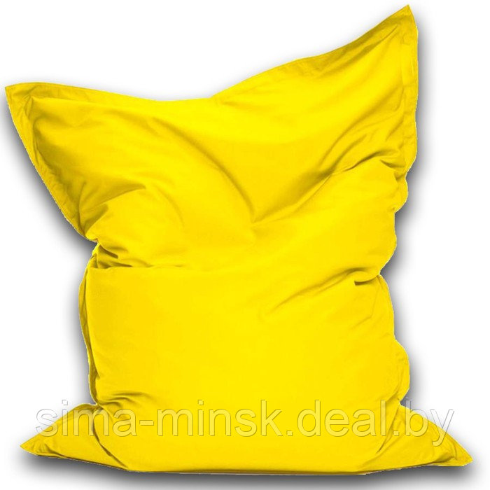 Кресло-мешок Мат мини, размер 120х140 см, ткань оксфорд, цвет жёлтый - фото 1 - id-p182960302