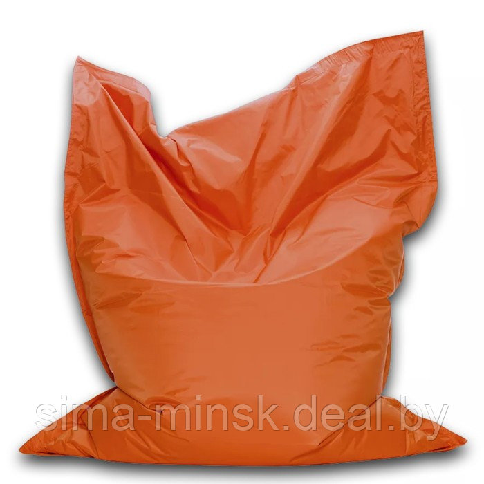 Кресло-мешок Мат мини, размер 120х140 см, ткань оксфорд, цвет оранжевый - фото 1 - id-p182960306