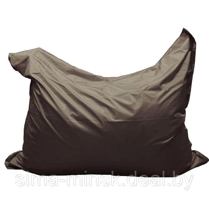 Кресло-мешок Мат макси, размер 140х180 см, ткань оксфорд, цвет коричневый - фото 1 - id-p182960340