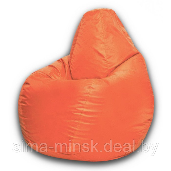 Кресло-мешок «Груша» Позитив, размер XXXL, диаметр 110 см, высота 145 см, оксфорд, цвет оранжевый - фото 1 - id-p182960374