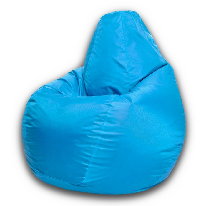 Кресло-мешок «Груша» Позитив, размер M, диаметр 70 см, высота 90 см, оксфорд, цвет голубой - фото 1 - id-p182956653