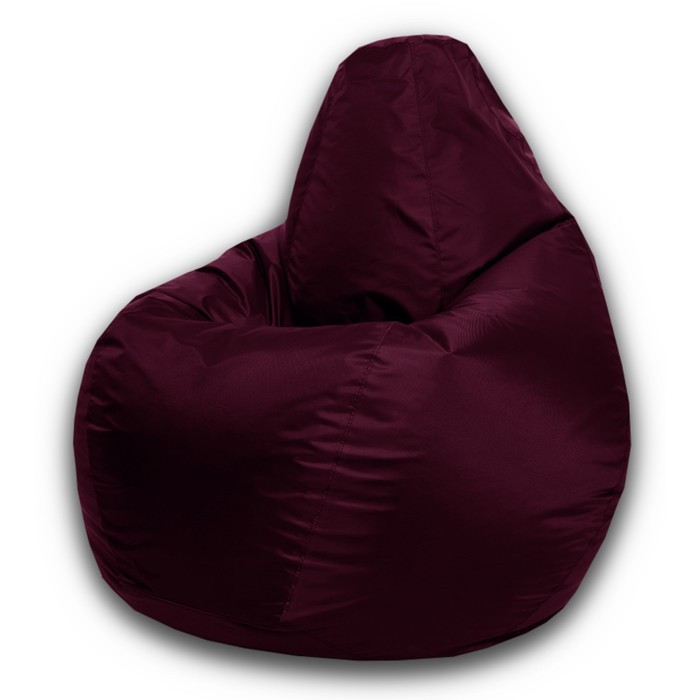 Кресло-мешок «Груша» Позитив, размер M, диаметр 70 см, высота 90 см, оксфорд, цвет бордовый - фото 1 - id-p182956662