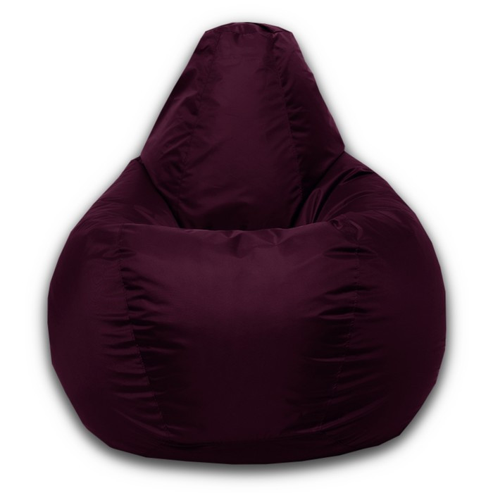 Кресло-мешок «Груша» Позитив, размер M, диаметр 70 см, высота 90 см, оксфорд, цвет бордовый - фото 2 - id-p182956662
