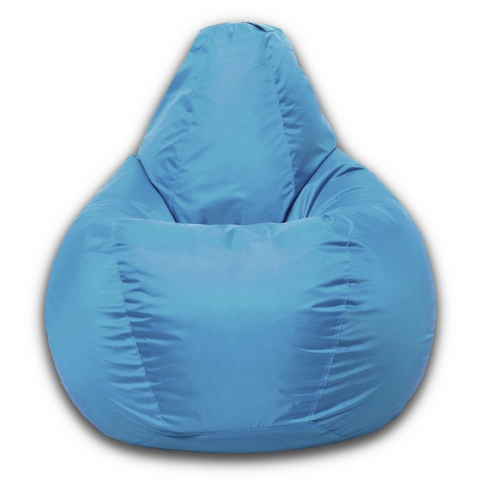 Кресло-мешок «Груша» Позитив, размер L, диаметр 80 см, высота 100 см, оксфорд, цвет голубой - фото 2 - id-p182956673