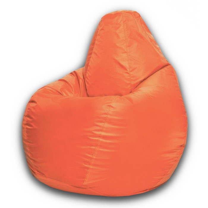 Кресло-мешок «Груша» Позитив, размер L, диаметр 80 см, высота 100 см, оксфорд, цвет оранжевый - фото 1 - id-p182956678