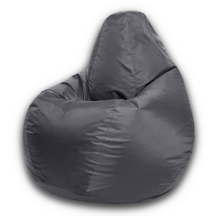 Кресло-мешок «Груша» Позитив, размер XL, диаметр 95 см, высота 125 см, оксфорд, цвет серый - фото 1 - id-p182956708