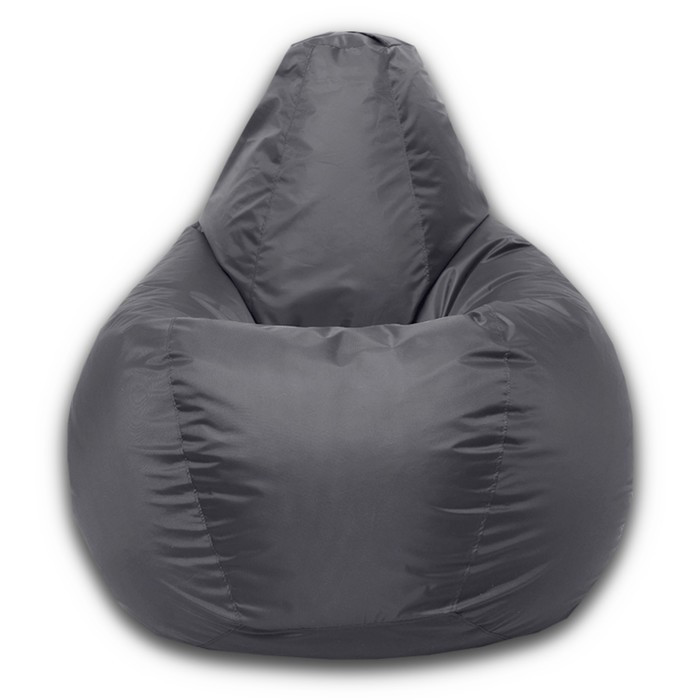 Кресло-мешок «Груша» Позитив, размер XL, диаметр 95 см, высота 125 см, оксфорд, цвет серый - фото 2 - id-p182956708