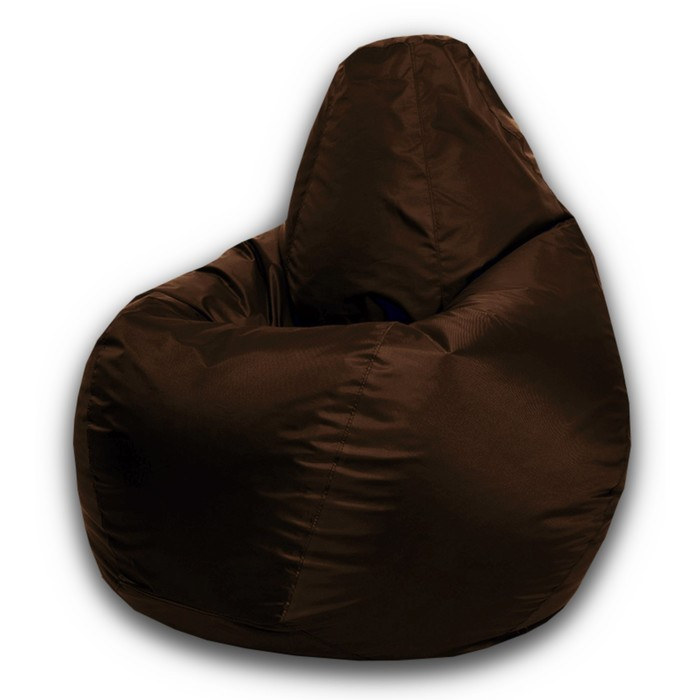 Кресло-мешок «Груша» Позитив, размер XL, диаметр 95 см, высота 125 см, оксфорд, цвет коричневый - фото 1 - id-p182956712