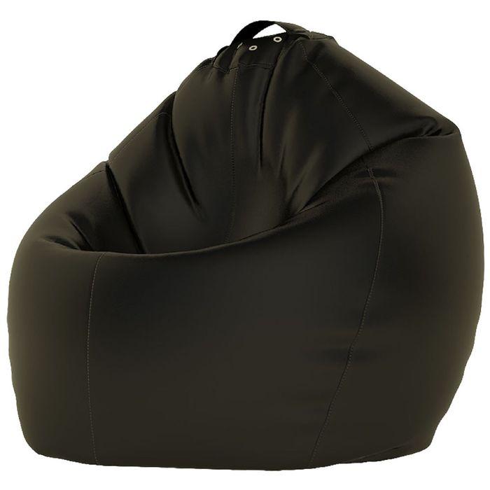Кресло-мешок «Груша» Позитив, размер XXXL, диаметр 110 см, высота 145 см, оксфорд, цвет чёрный - фото 1 - id-p182956766