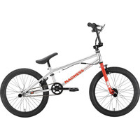 Велосипед Stark Madness BMX 2 2022 (серебристый/оранжевый)