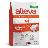 Сухой корм для кошек Alleva Equilibrium Sterilized Cat Chicken с курицей 1.5 кг