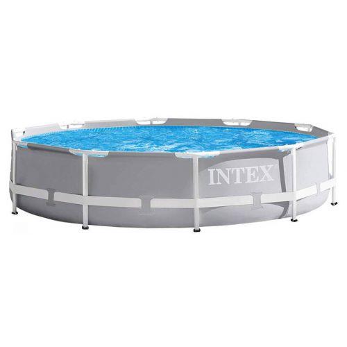 Каркасный бассейн Intex для дачи 26702 Prism Frame Pool 305x76 + фильтр-насос на 2000 л/ч, фото 1