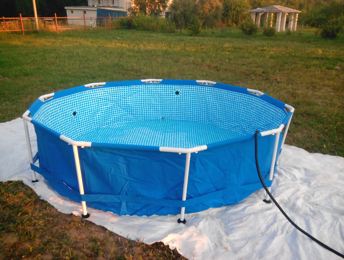 Каркасный бассейн Intex 305 x 76см с фильтр-насосом - фото 4 - id-p183012011