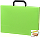 Портфель Подарок первокласснику, 320х240х40 мм., 1 отделение, пластиковый, зеленый (рисунок ассорти), фото 4
