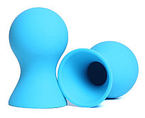 Вакуумные помпы для сосков из силикона голубые