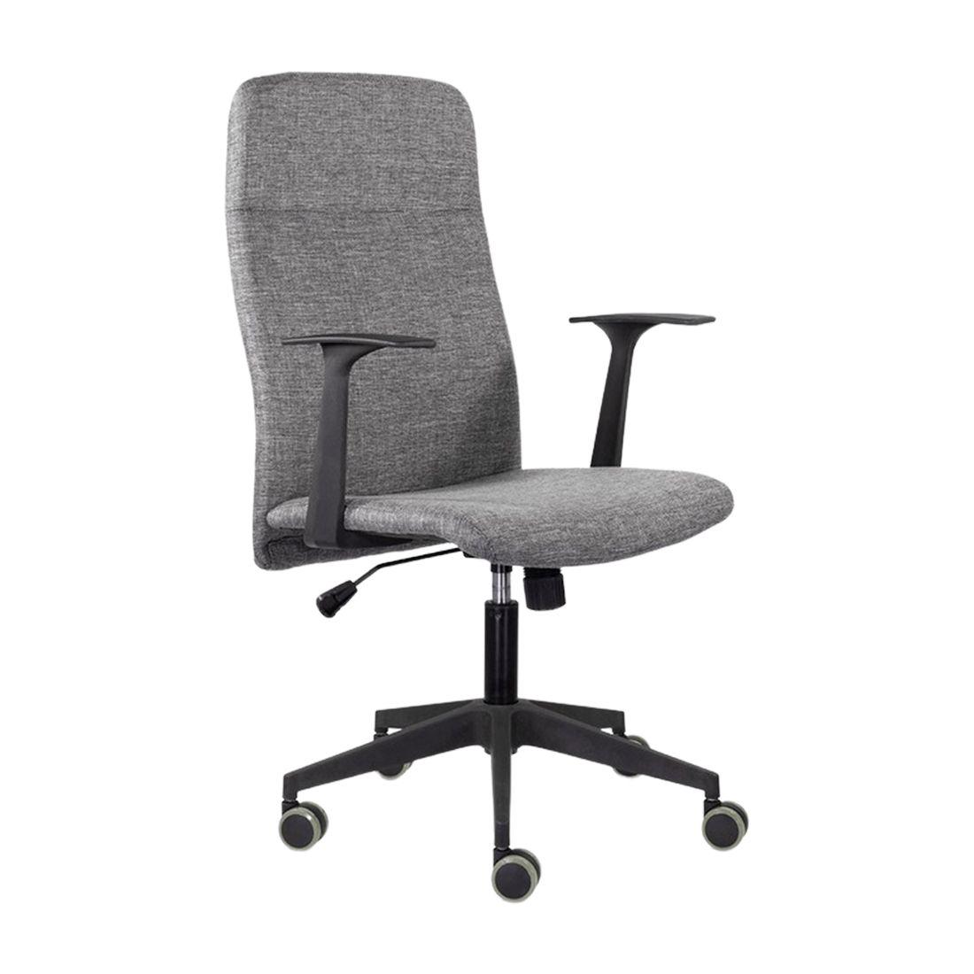 Кресло поворотное Софт, серый, ткань