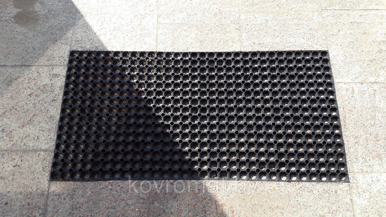 Грязезащитный резиновый коврик "Домино" 50 х 80 см. толщина 16мм. - фото 2 - id-p183057750