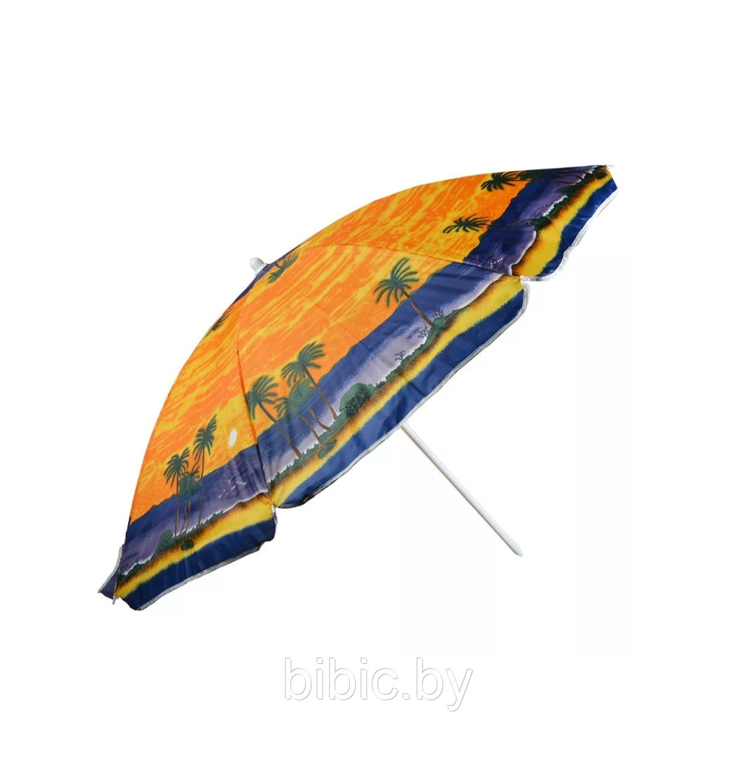 Пляжный зонт садовый от солнца на стойке в чехле - фото 4 - id-p183067341