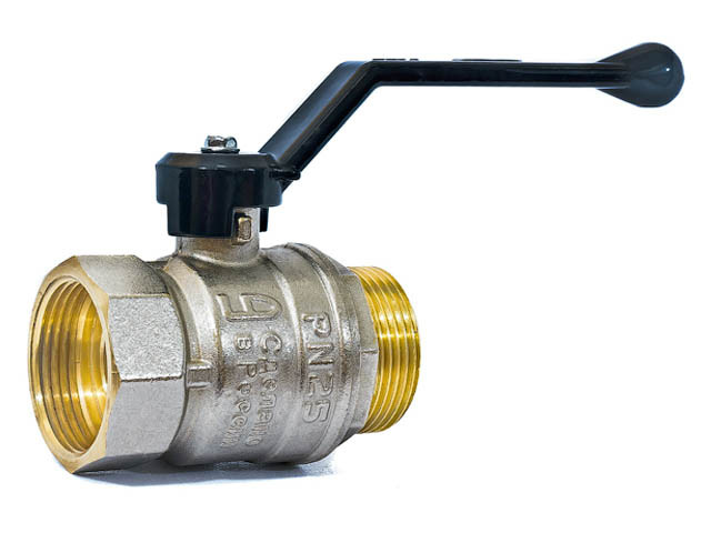 Кран шаровый 1/2"  нар.-вн. ручка PN 40 LD