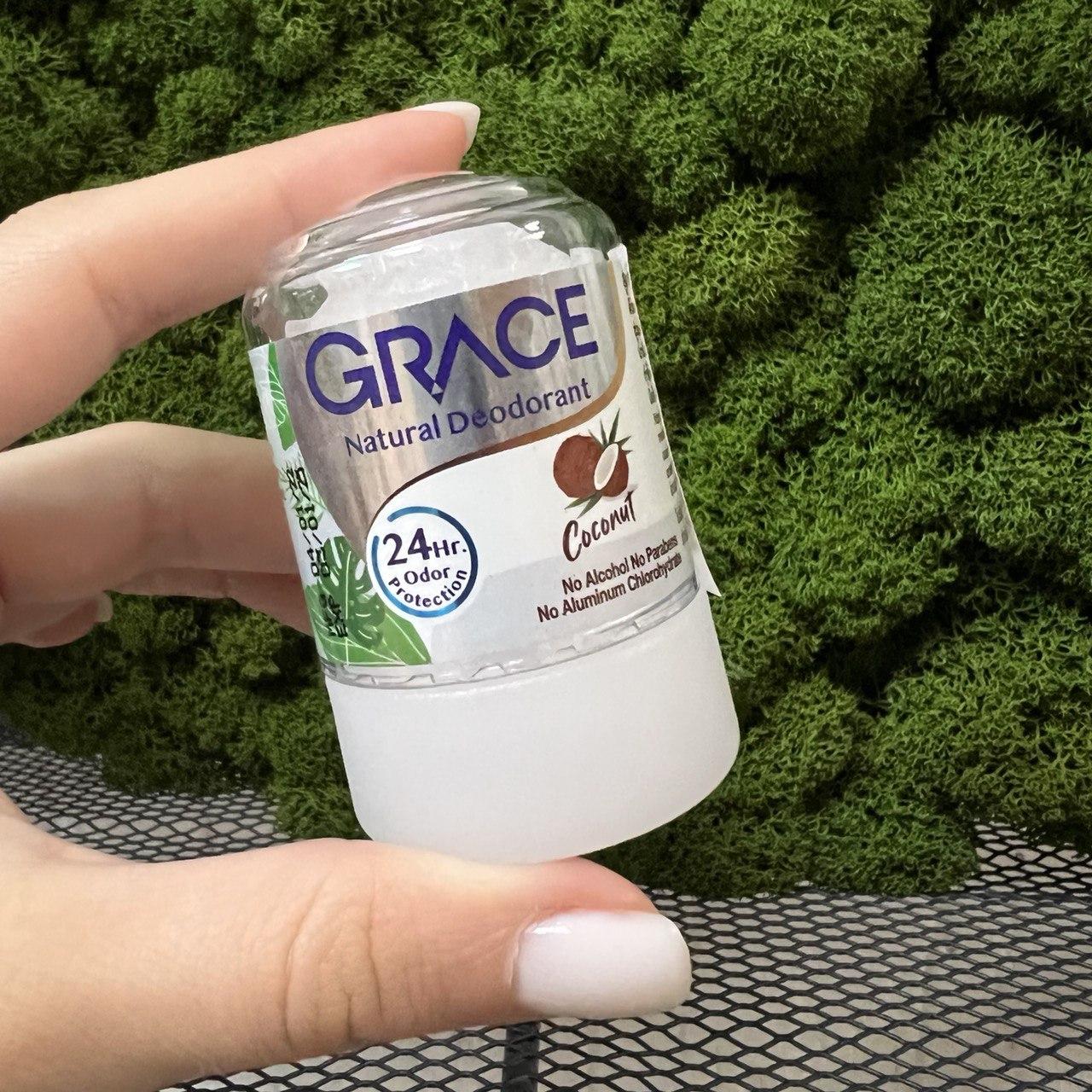 Кристаллический дезодарант Grace Crystal Deodorant Coconut (КОКОС) , 50гр - фото 1 - id-p183068713