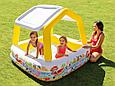 57470 Надувной бассейн с навесом Intex Sun Shade 157х157х122 см, фото 4